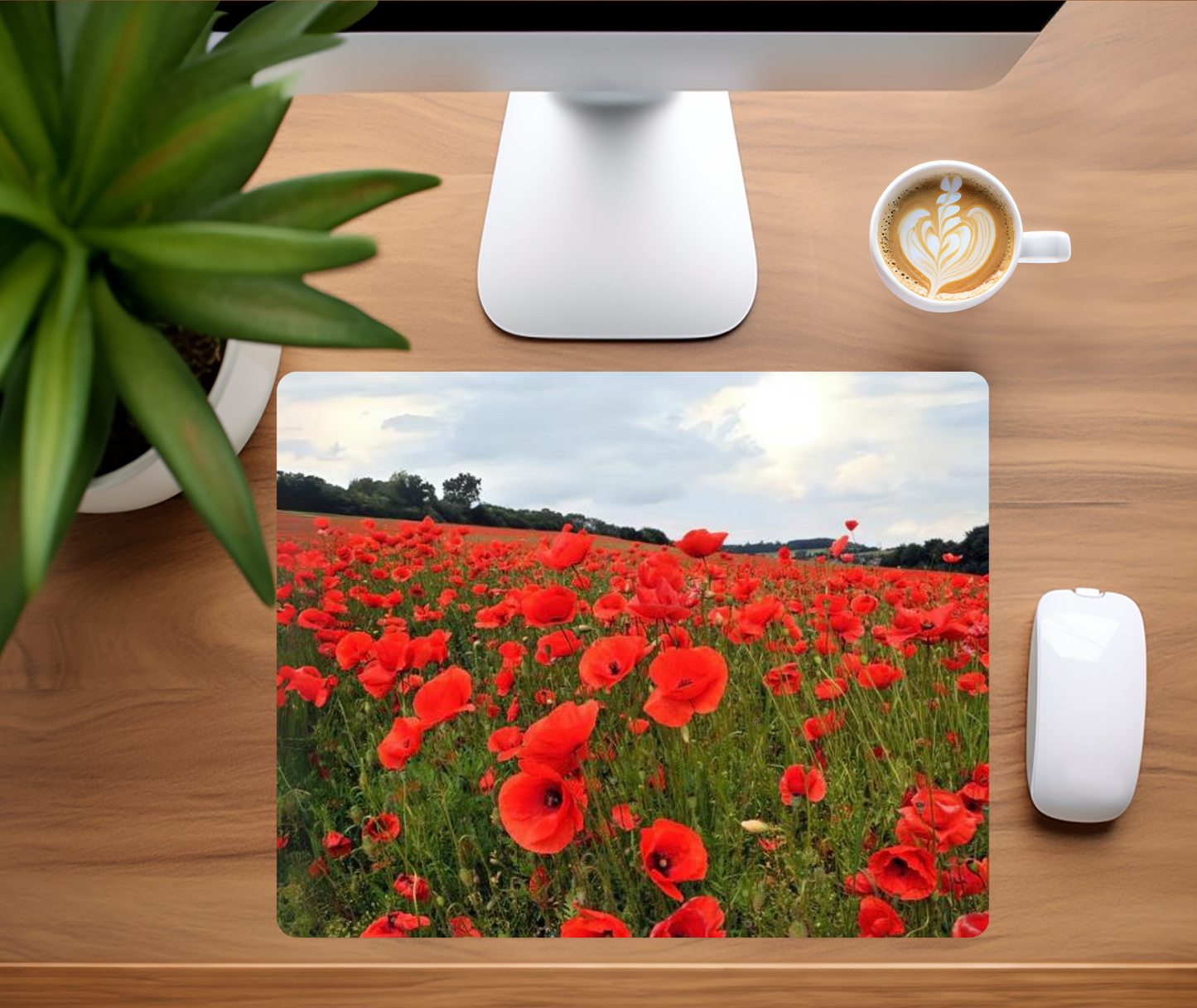 Mouse Pad - Field of Poppies