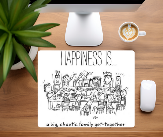 Mouse Pad - Happiness is Family