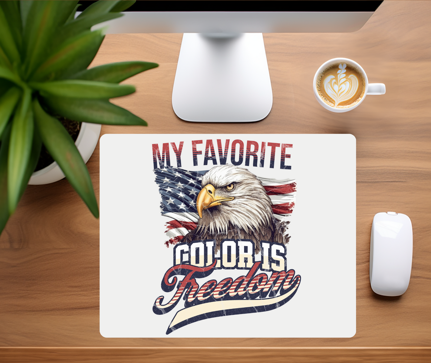 Mouse Pad - Patriotic - Favorite Color