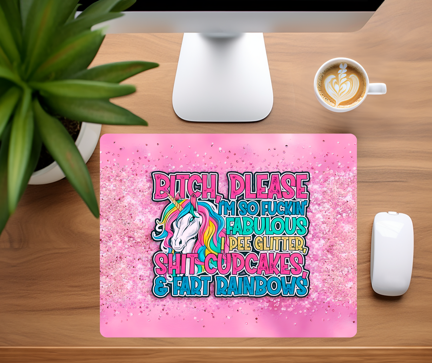 Mouse Pad - Sprinkle Glitter